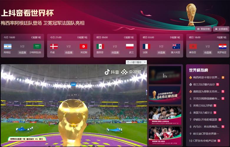 世界杯直播在线观看入口