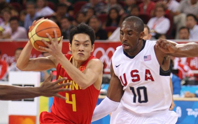 中国对美国篮球全场
