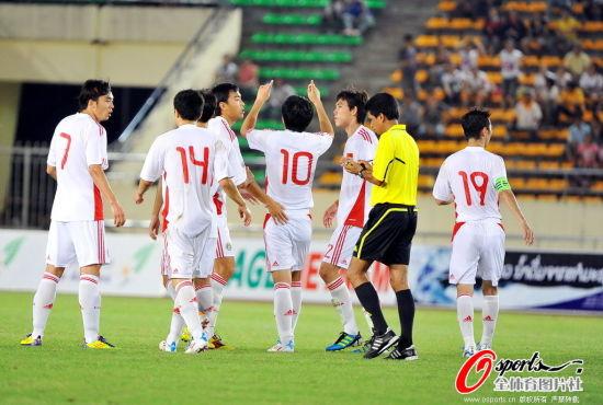 中国队vs老挝第二回合