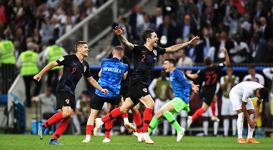 克罗地亚vs英格兰世界杯