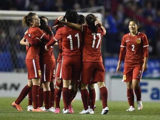 奥预赛中国女足对日本